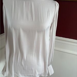 Elie Tahari Classic White Blouse